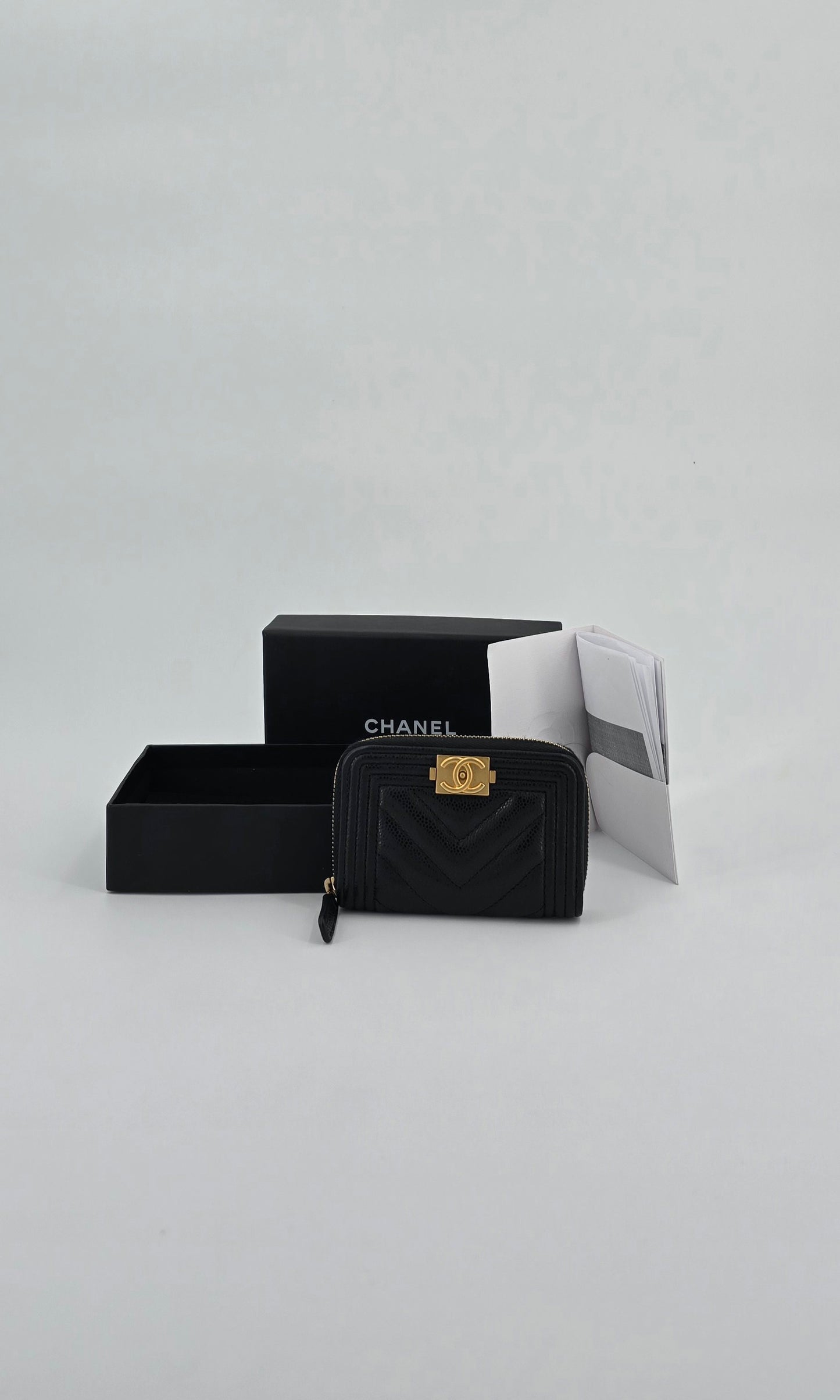 Chanel Boy portamonete/carte