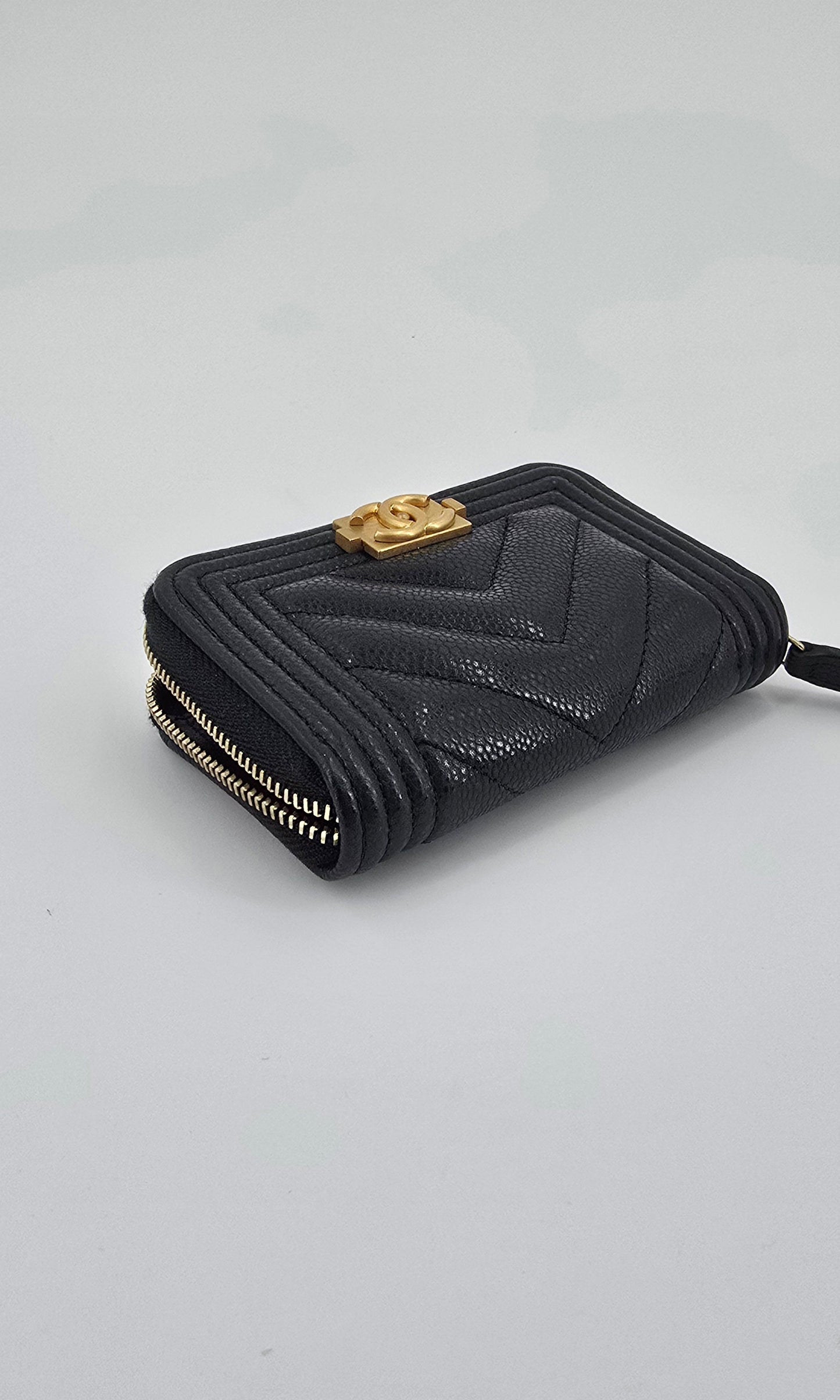 Chanel Boy portamonete/carte