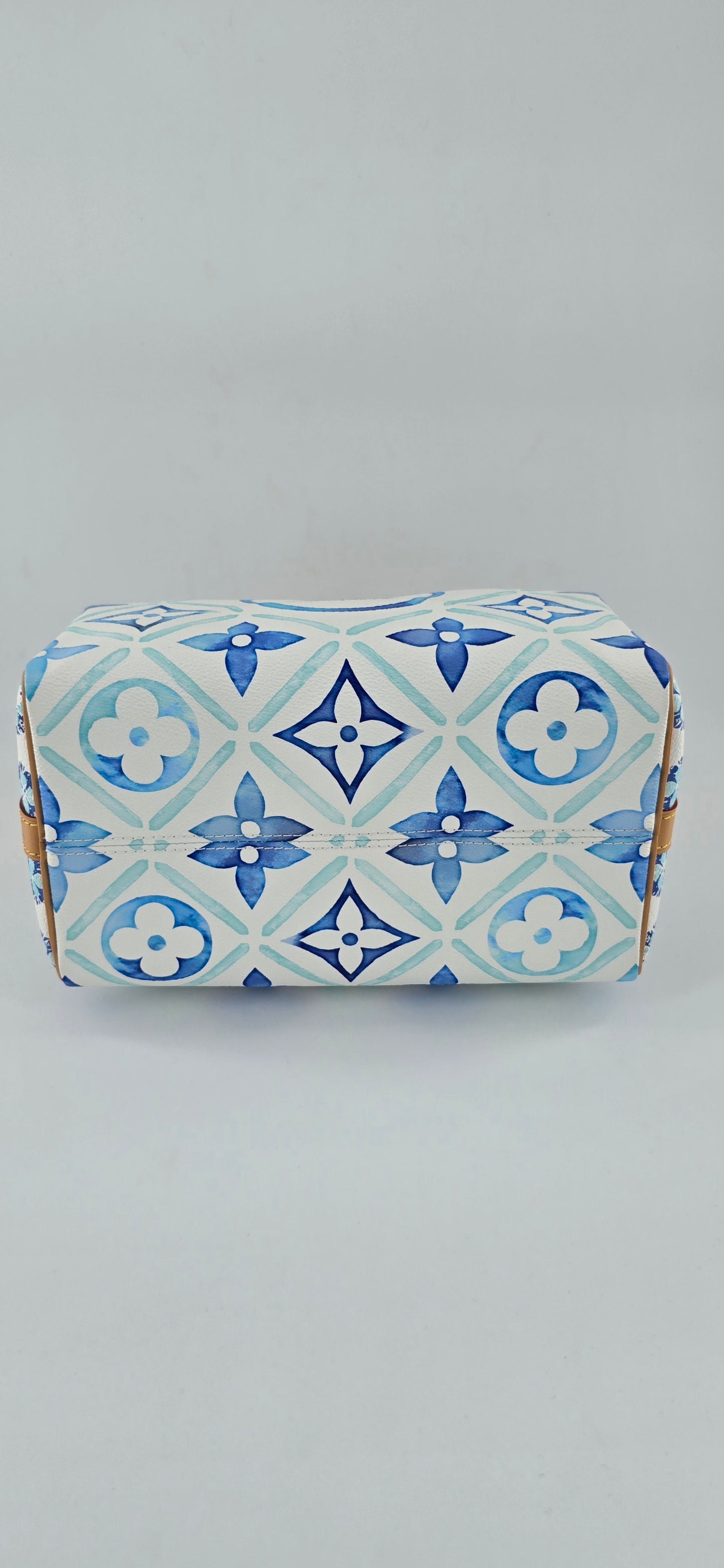 Louis Vuitton By The Pool Speedy Bandouliere 25 Lagoon Blue