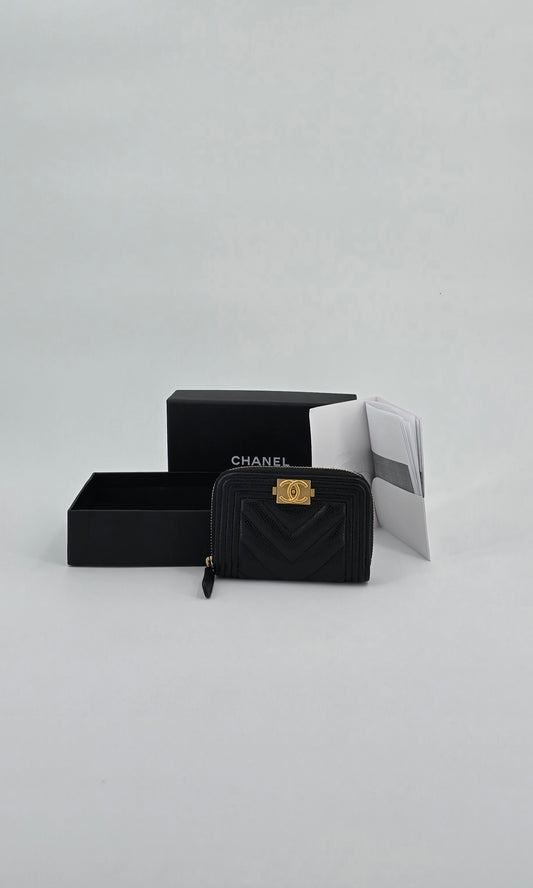 Portamonete/carte Chanel Boy