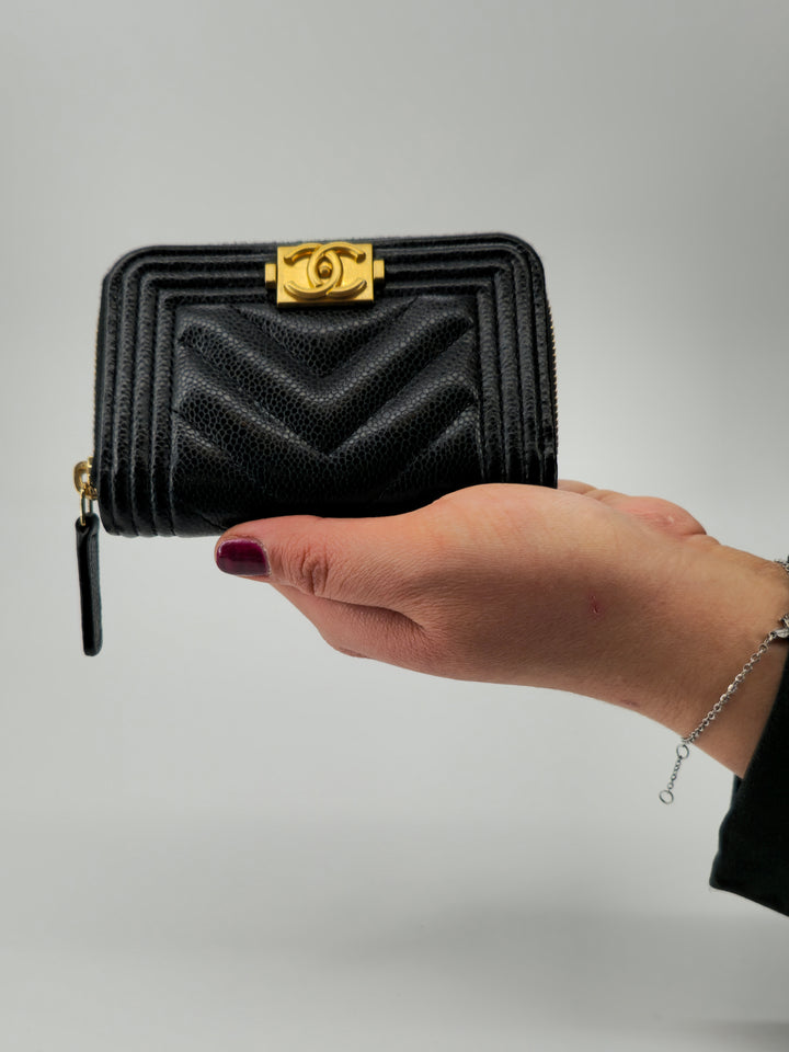 CHANEL BOY PORTAMONETE/CARTE