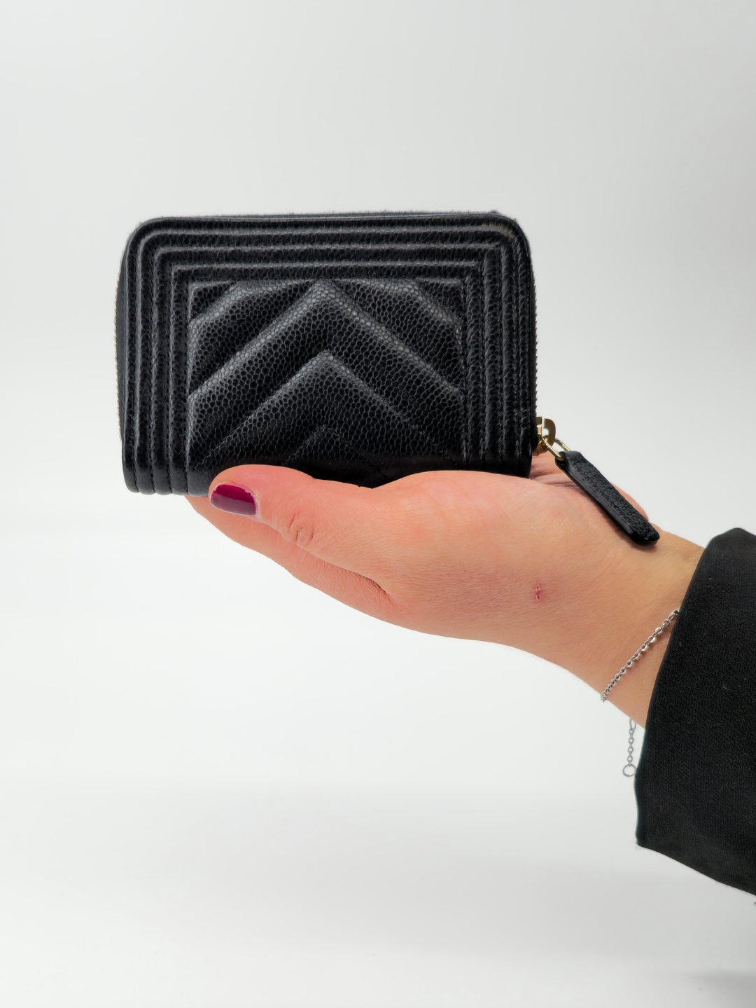 CHANEL BOY PORTAMONETE/CARTE