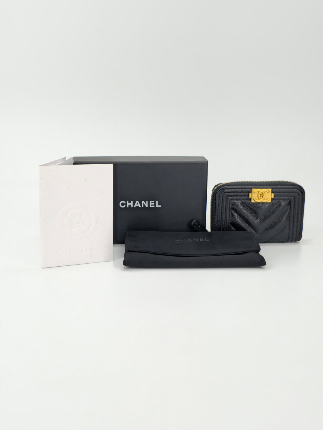 CHANEL BOY PORTAMONETE/CARTE