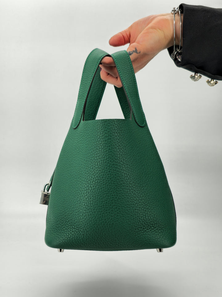 HERMÈS PICOTIN  18 VERT MOYEN