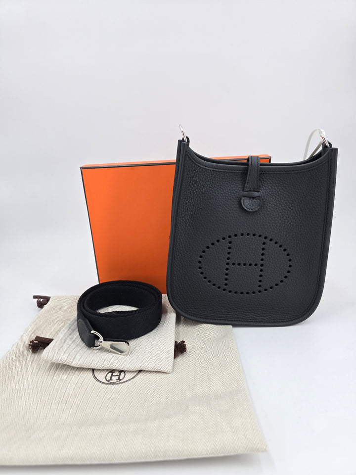 HERMÉS Evelyne 16 Amazone Noir/Noir