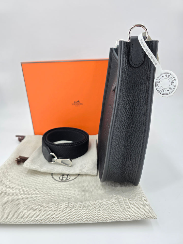 HERMÉS Evelyne 16 Amazone Noir/Noir