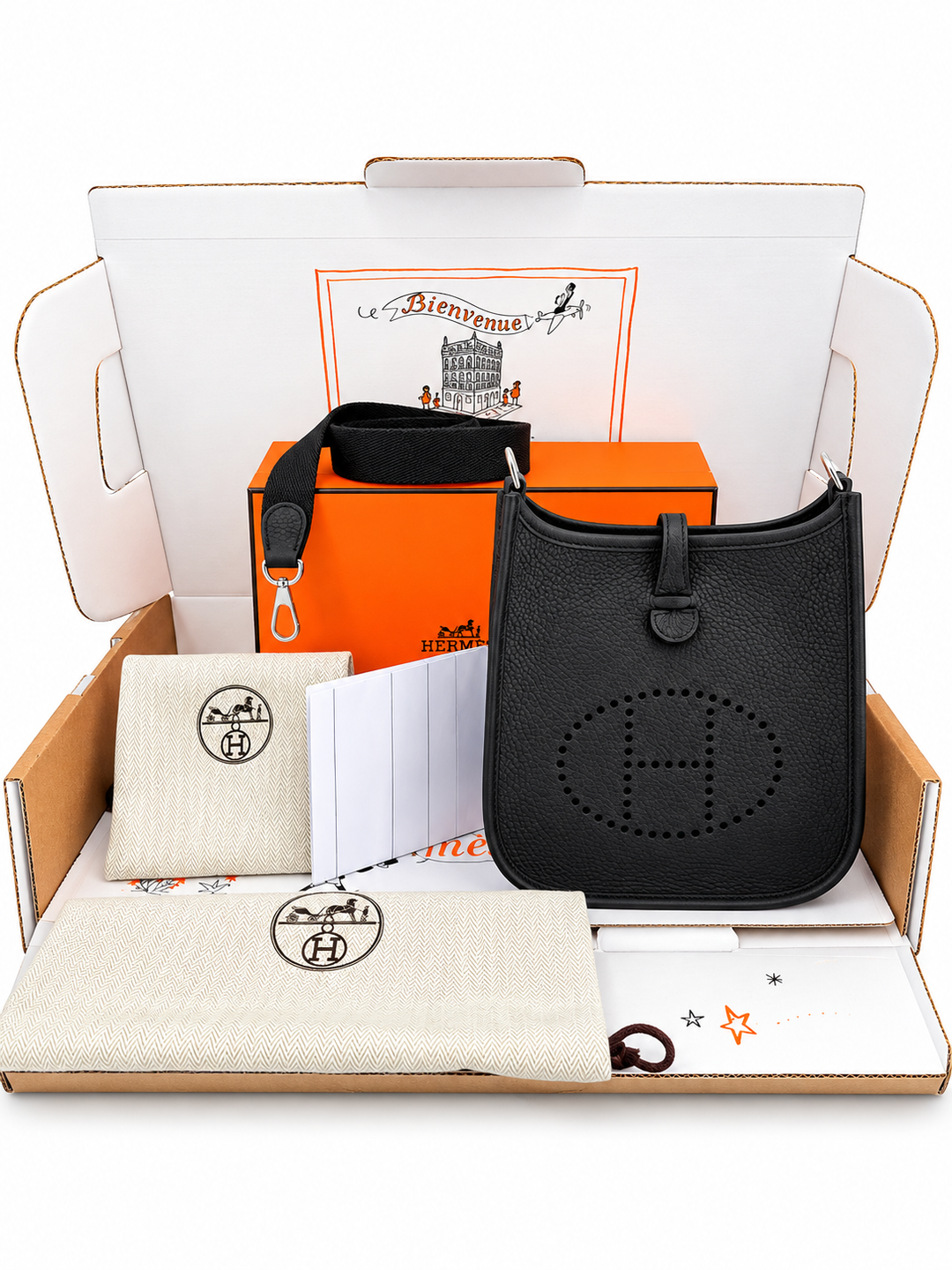 HERMÉS                                 Evelyne16                          Amazone Noir/Noir