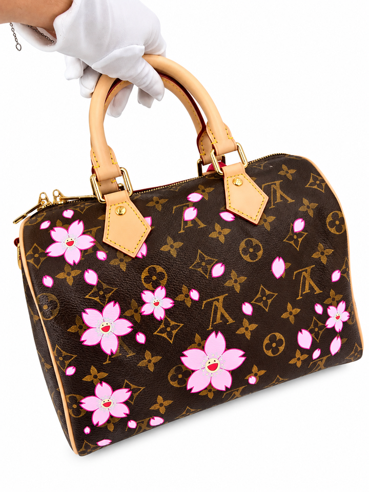 Louis Vuitton x Takashi Murakami Speedy Bandoulière 25 Cherry Blossom – Limited Edition 2025 🌸