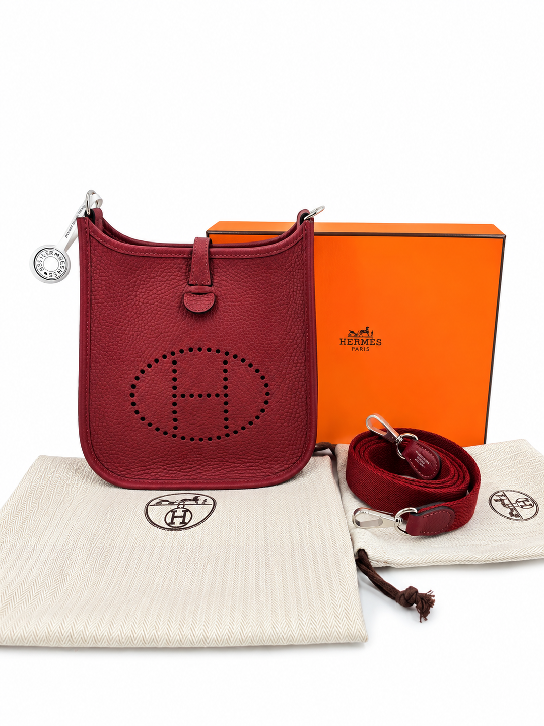 HERMÉS                                Evelyne16                         Amazone Rouge/Rouge