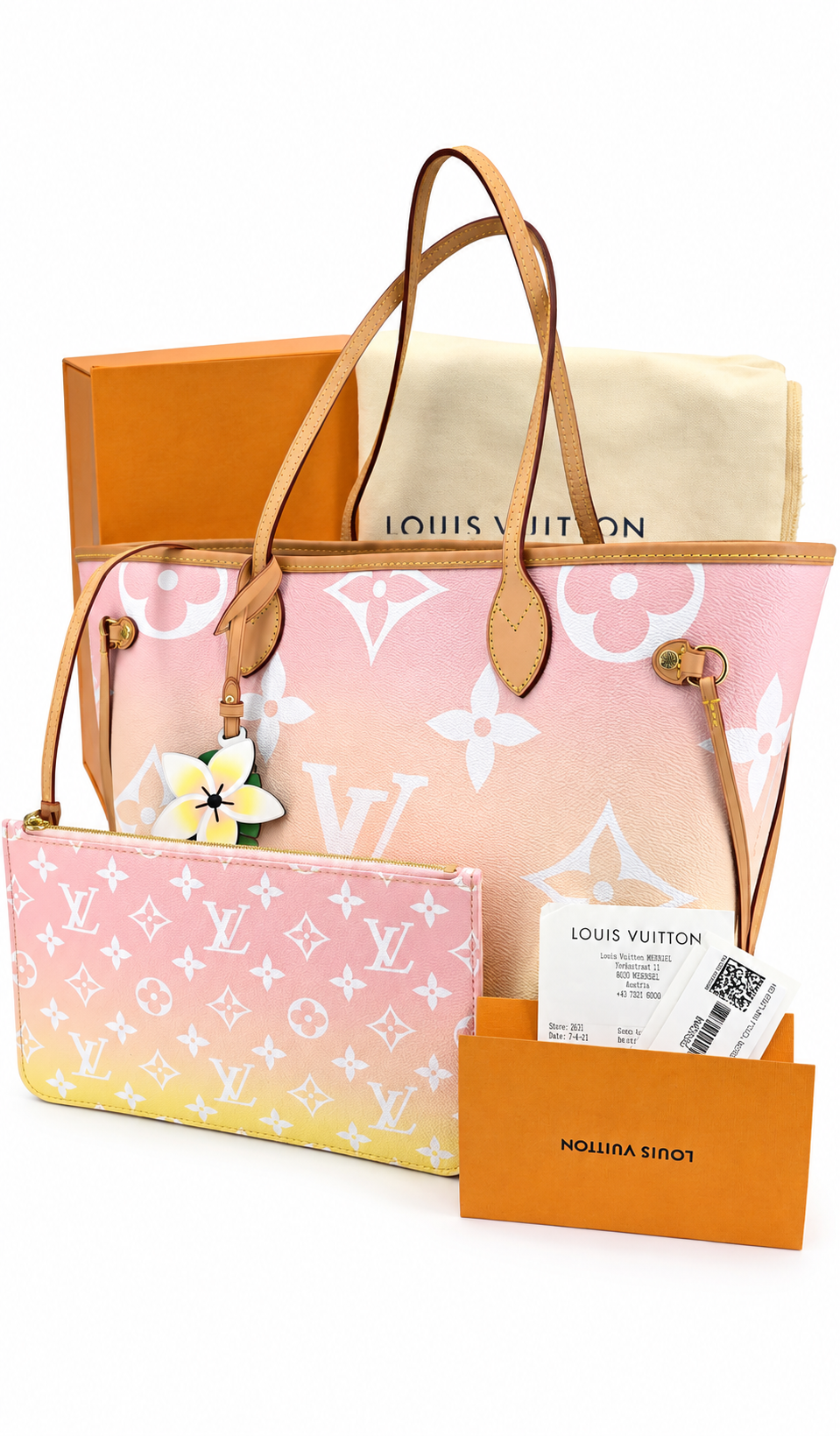 Louis Vuitton Neverfull MM Limited Edition "By The Pool"