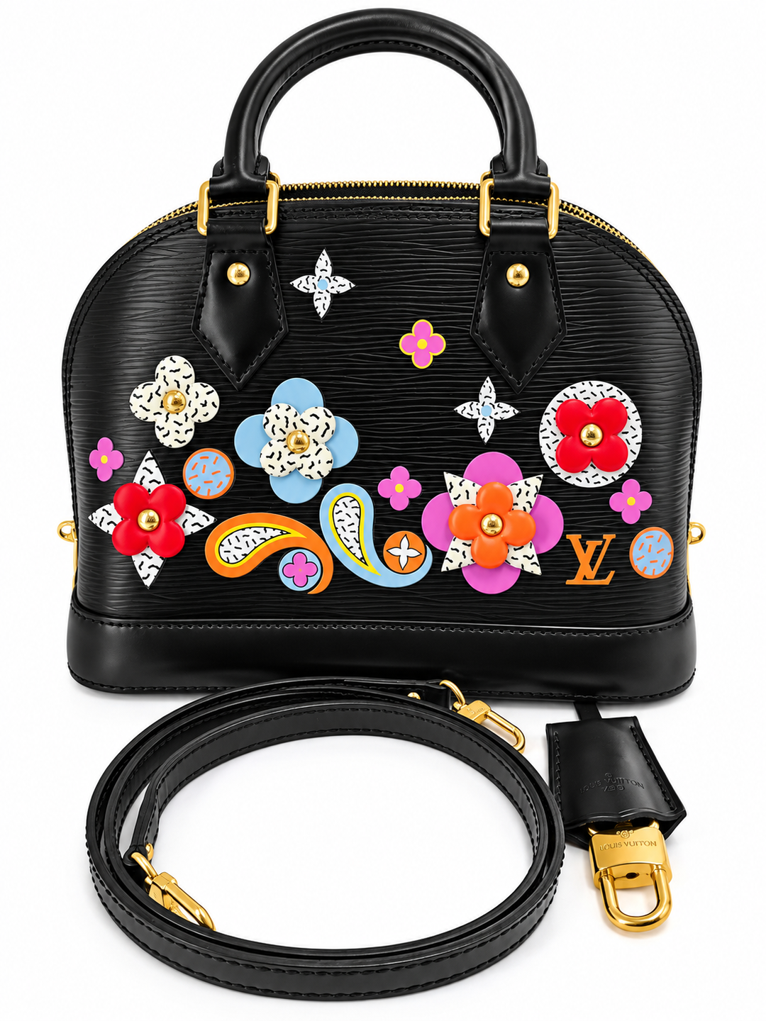 Louis Vuitton Alma BB Epi Blooming Flowers