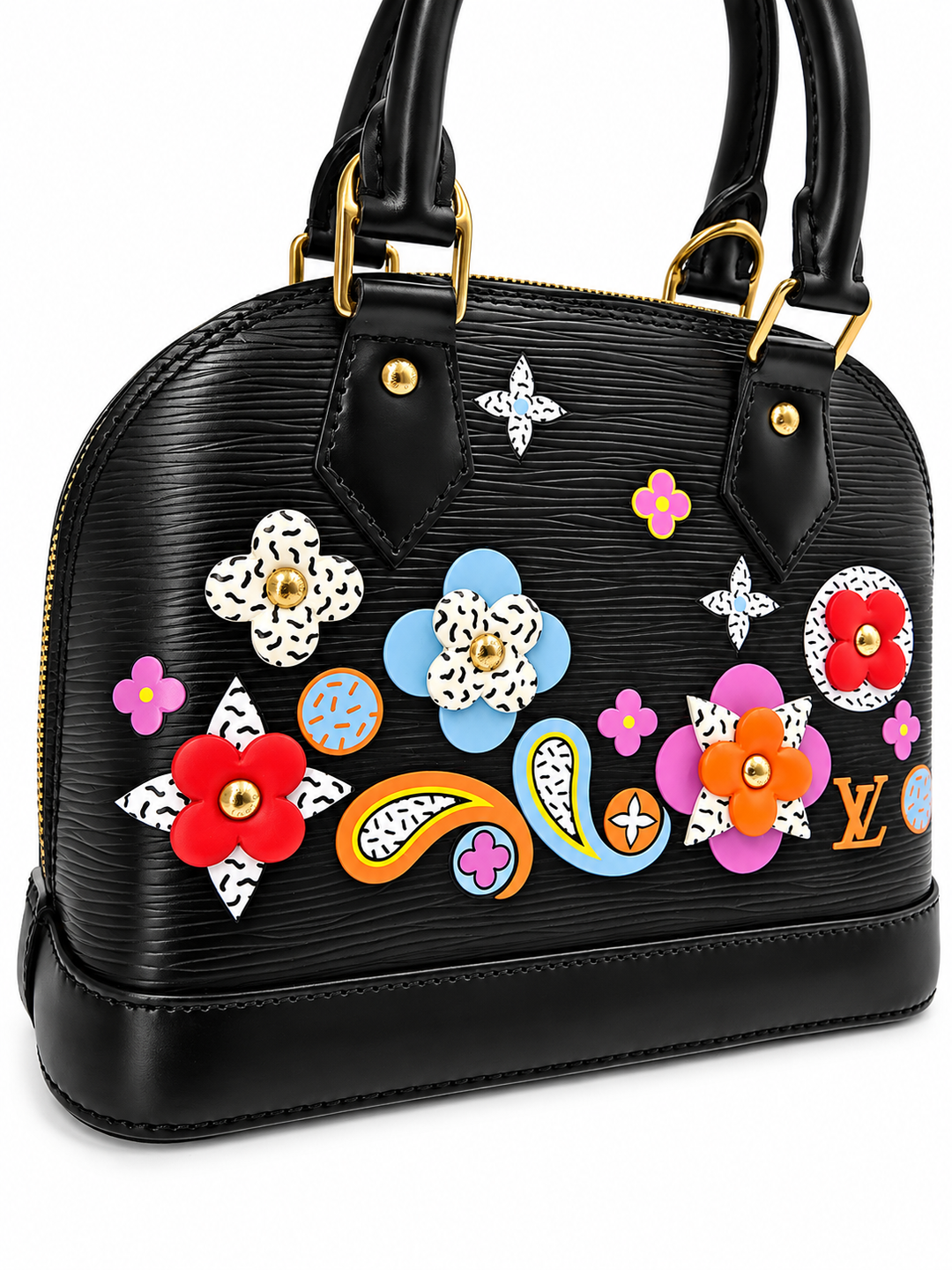Louis Vuitton Alma BB Epi Blooming Flowers