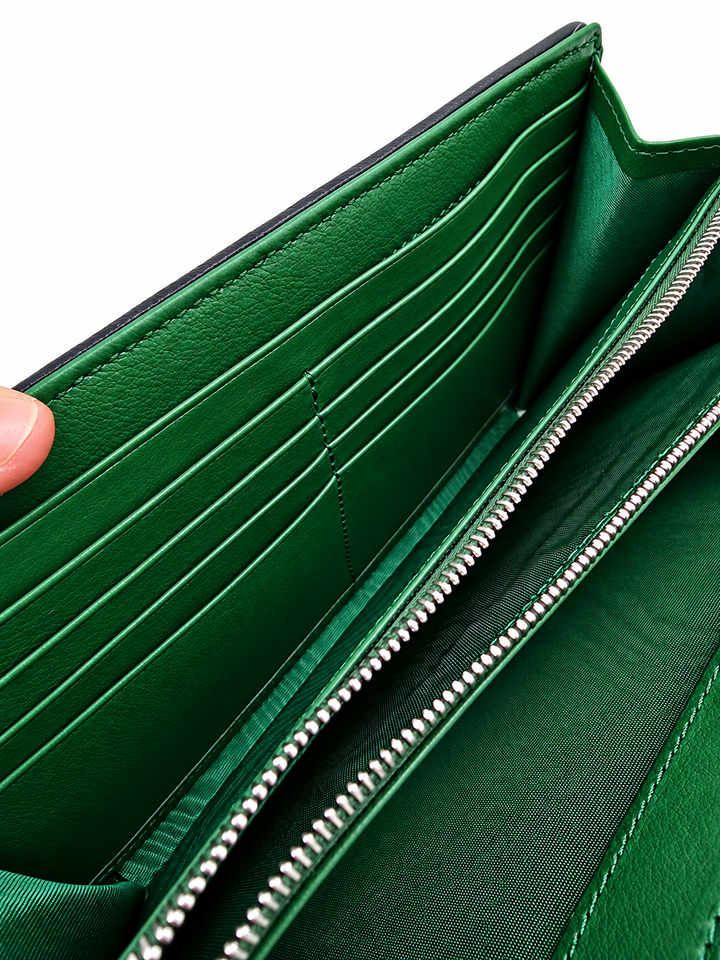 Wallet on chain GG Marmont Diagonal Jaquard