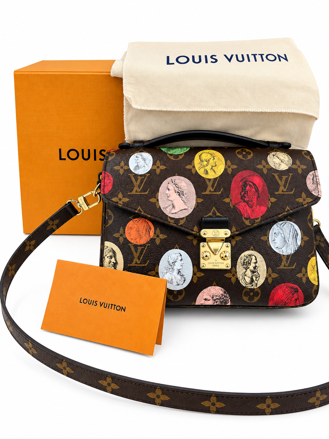 Louis Vuitton Pochette Métis x Fornasetti Monogram Cameo