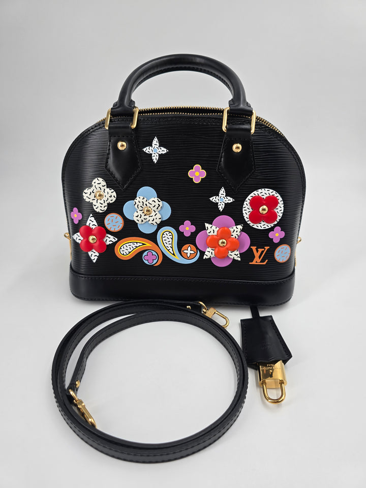 Louis Vuitton Alma BB Epi Blooming Flowers