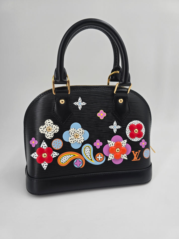 Louis Vuitton Alma BB Epi Blooming Flowers