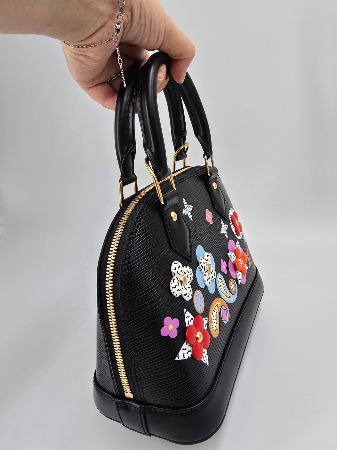 Louis Vuitton Alma BB Epi Blooming Flowers